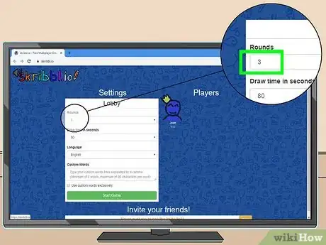 Image titled Create a Private Room in Skribbl.io Step 9