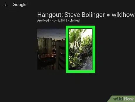 Image titled Delete Photos in Google Hangouts on PC or Mac Step 4