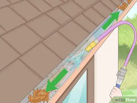 Image titled Clean Gutters Without a Ladder Step 8