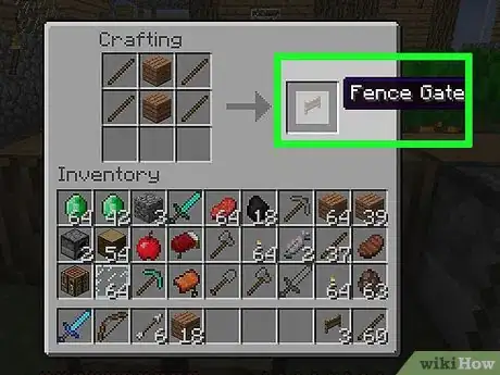 Image titled Craft a Fence in Minecraft Step 3