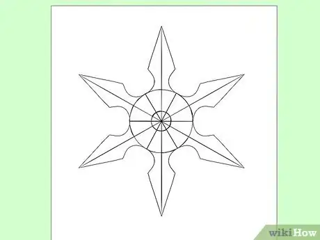 Image titled Draw a Ninja Star Step 12