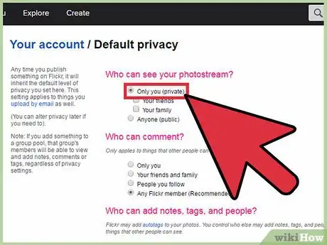Image titled Make Photos Private on Flickr Step 20