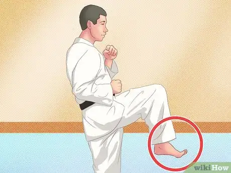 Image titled Perform a Taekwondo Front Kick Step 8