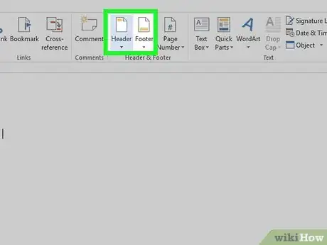 Image titled Insert a Custom Header or Footer in Microsoft Word Step 2