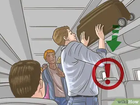 Image titled Practice Airplane Etiquette Step 4