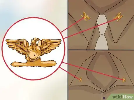 Image titled Properly Align Rank Insignia on Marine Uniforms Step 13