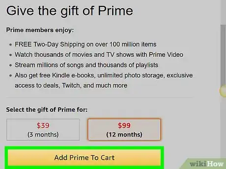 Image titled Give Amazon Prime As a Gift Step 3