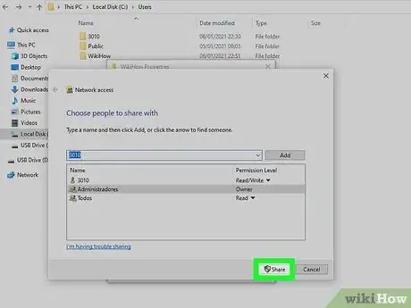Image titled Share a Folder Step 24