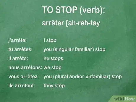 Image titled Say Stop in French Step 01