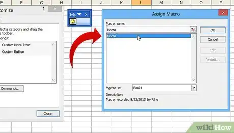 Image titled Create a Custom Macro Button in Excel Step 13