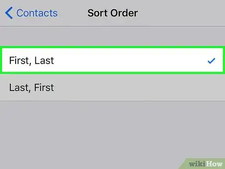 Image titled Sort Your iPhone Contacts by First Name Step 4