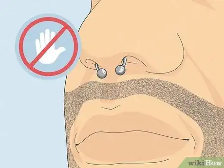 Image titled When Can I Change My Septum Piercing Step 7