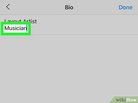 Image titled Get Multiple Lines in an Instagram Bio on iPhone or iPad Step 8
