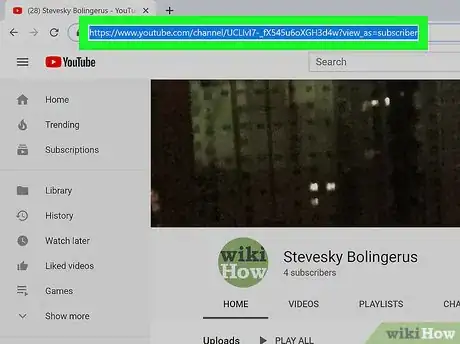 Image titled Make a Subscribe Link for YouTube Channel Step 4