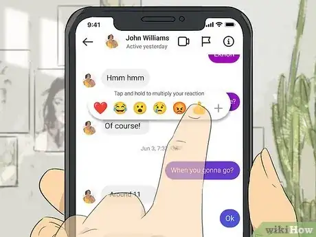 Image titled React to Messages on Instagram Step 3