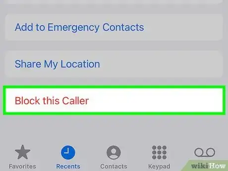 Image titled Block a Number on the iPhone Step 9
