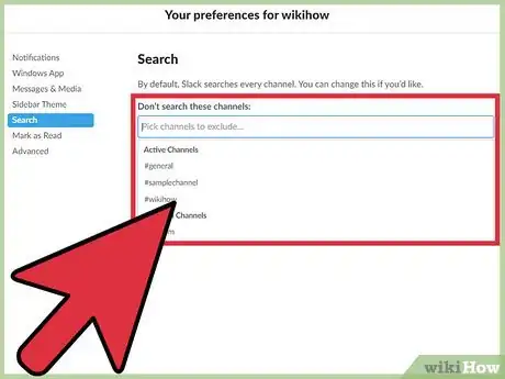 Image titled Search on Slack Step 8