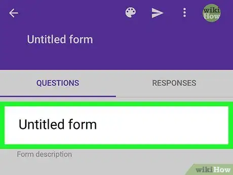 Image titled Create a Google Form on iPhone or iPad Step 3