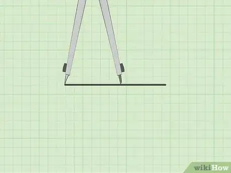 Image titled Bisect a Line With a Compass and Straightedge Step 3