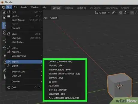 Image titled Import Models Into Blender on PC or Mac Step 4