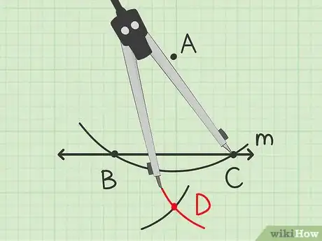 Image titled Construct a Line Parallel to a Given Line Through a Given Point Step 4