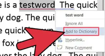 Add a Word to the Dictionary in Microsoft Word