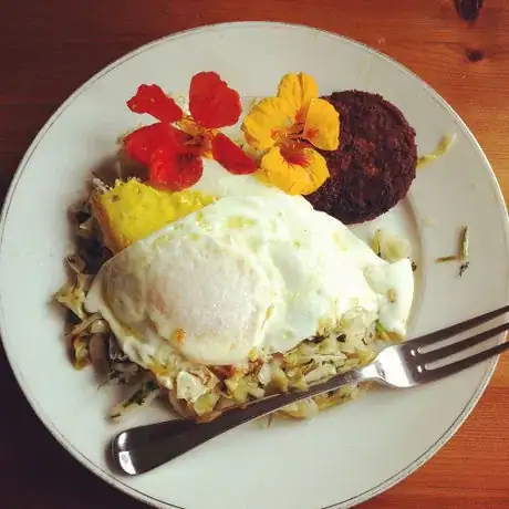 Image titled A flowery breakfast.