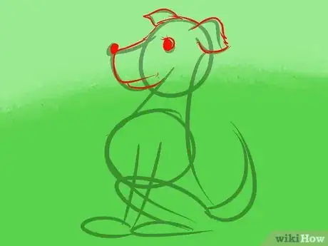 Image titled Draw a Cartoon Dog Step 8