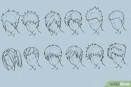 Image titled Draw Anime Hair Step 8