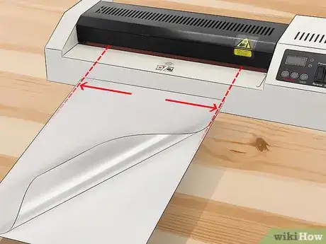 Image titled Use a Laminator Step 1