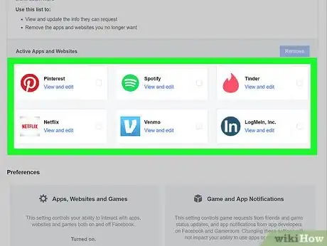 Image titled Remove a Facebook Connection Step 4
