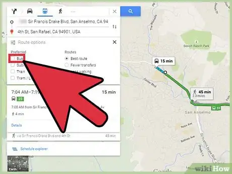 Image titled Get Bus Directions on Google Maps Step 5