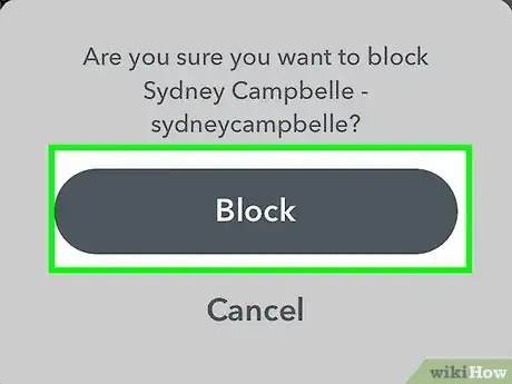 Image titled Block Someone on Snapchat Step 6