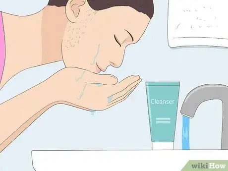 Image titled Shave Your Face (for Women) Step 1