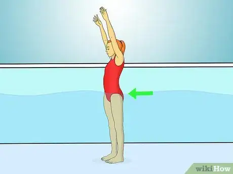 Image titled Do a Handstand in the Pool Step 1