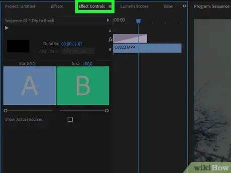 Image titled Add Transitions in Adobe Premiere Pro Step 10