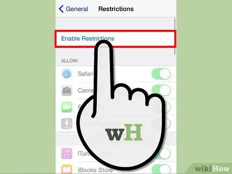 Image titled Block Porn from an iPhone Step 3