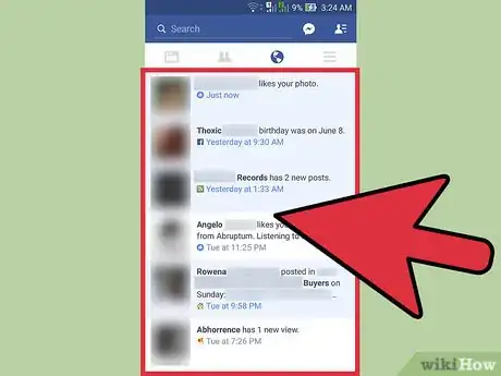 Image titled View Your Facebook Notifications Step 4