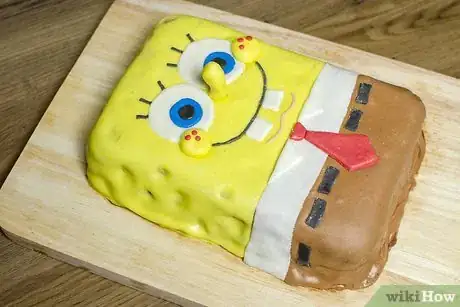 Image titled Make a Spongebob Cake Step 26