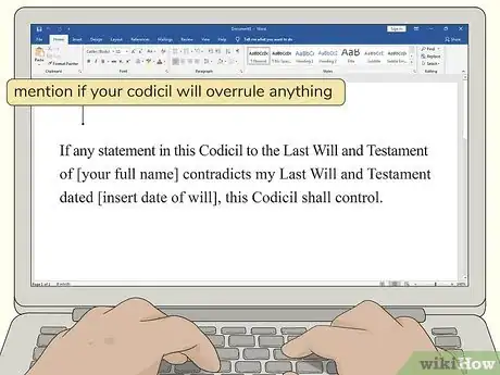 Image titled Write a Codicil Step 5