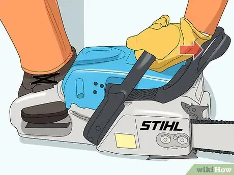 Image titled Start a Stihl Chainsaw Step 2