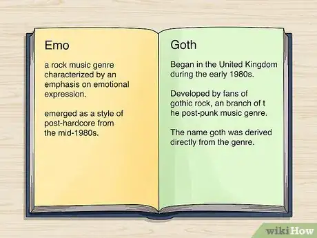 Image titled Know the Difference Between Emo and Goth Step 1