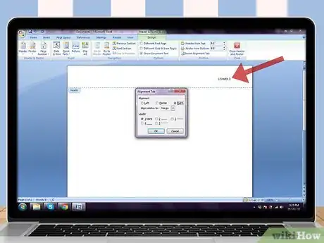 Image titled Create a Header in MLA Format Step 4