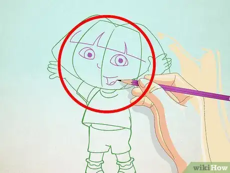 Image titled Draw Dora the Explorer Step 8