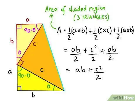 Image titled Do Garfield's Proof of the Pythagorean Theorem Step 6