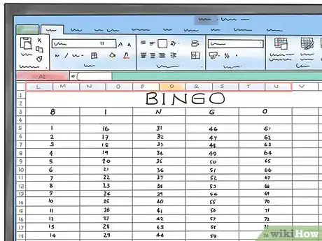 Image titled Make a Bingo Game in Microsoft Office Excel 2007 Step 5