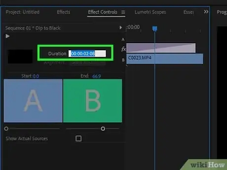 Image titled Add Transitions in Adobe Premiere Pro Step 12