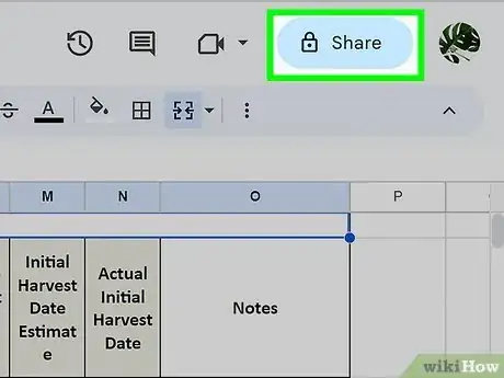 Image titled Make a Shared Spreadsheet Step 13