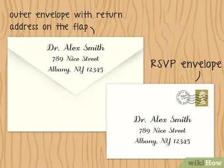 Image titled Address Wedding Invitations to a Family Step 15