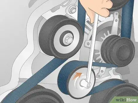 Image titled Tighten a Drive Belt Step 12